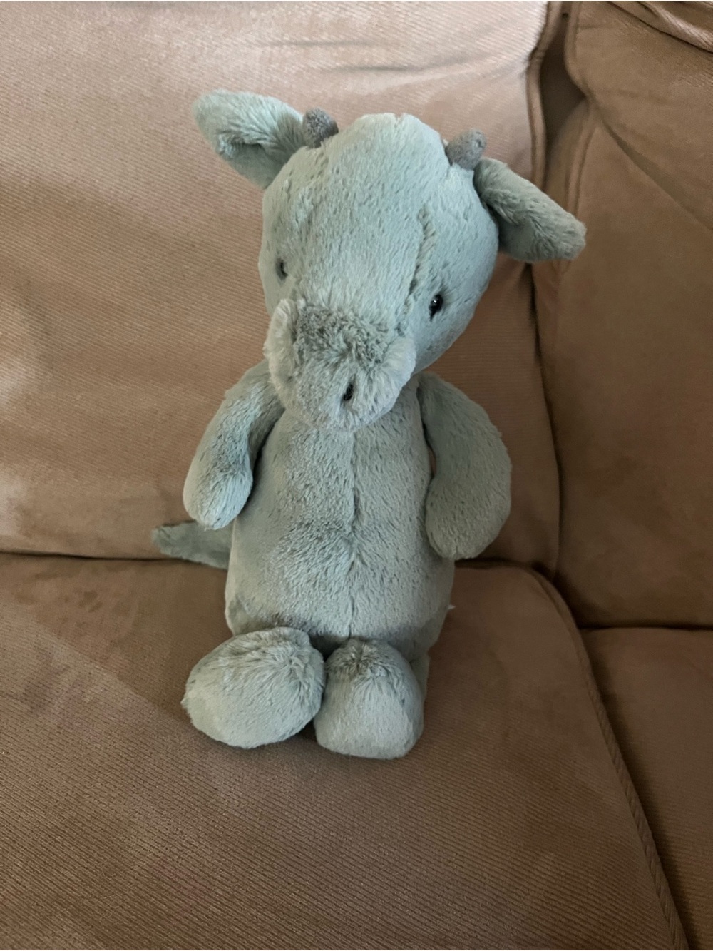 Jellycat Bashful Dragon, Medium 12.2in x 4.7in x 3.5in Authentic Stuffed Toy
